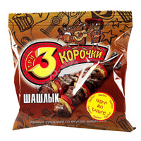 Rye Crackers "3 korochki" with Shashlyk flavor 120gr