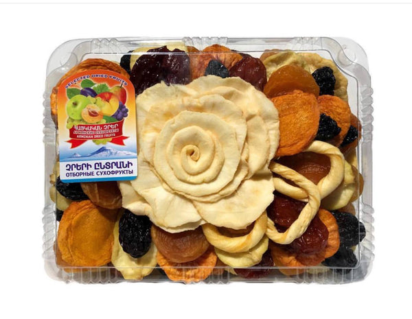 Selected dried fruits(apricot, peach, pear, prunes, apple, melon) Chocochir