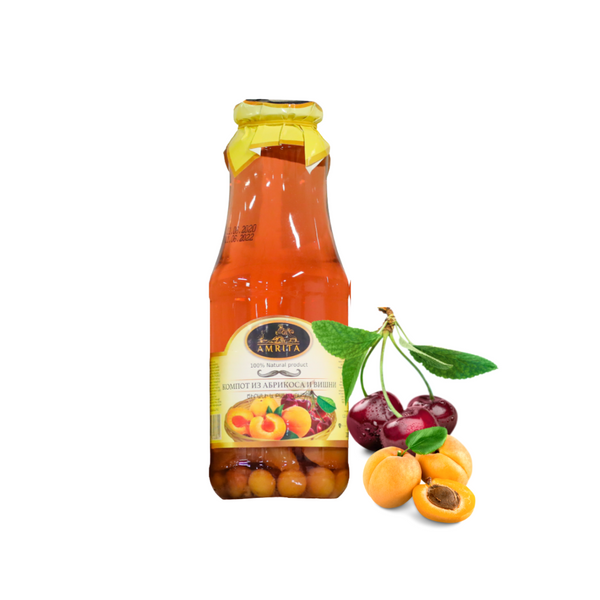 Apricot and cherry compote Amrita 1050 g