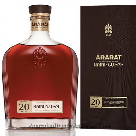 Brandy Ararat Nairi 20 years 0.5 l
