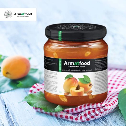 Confiture d'abricots 650g Armat Food