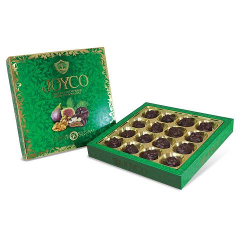 Chocolate covered Dried Figs With Walnuts Grand Candy 350g