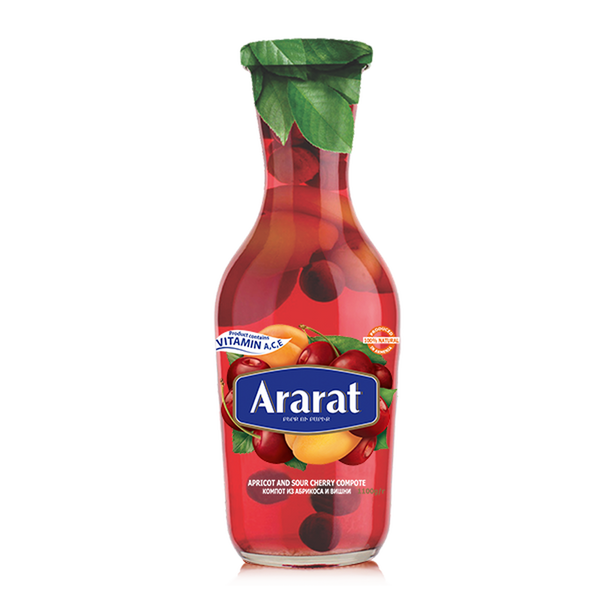 Peach and sour cherry compote Ararat 1l
