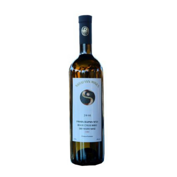 Вино Белое Сухое Сарафян 14% 0.75л
