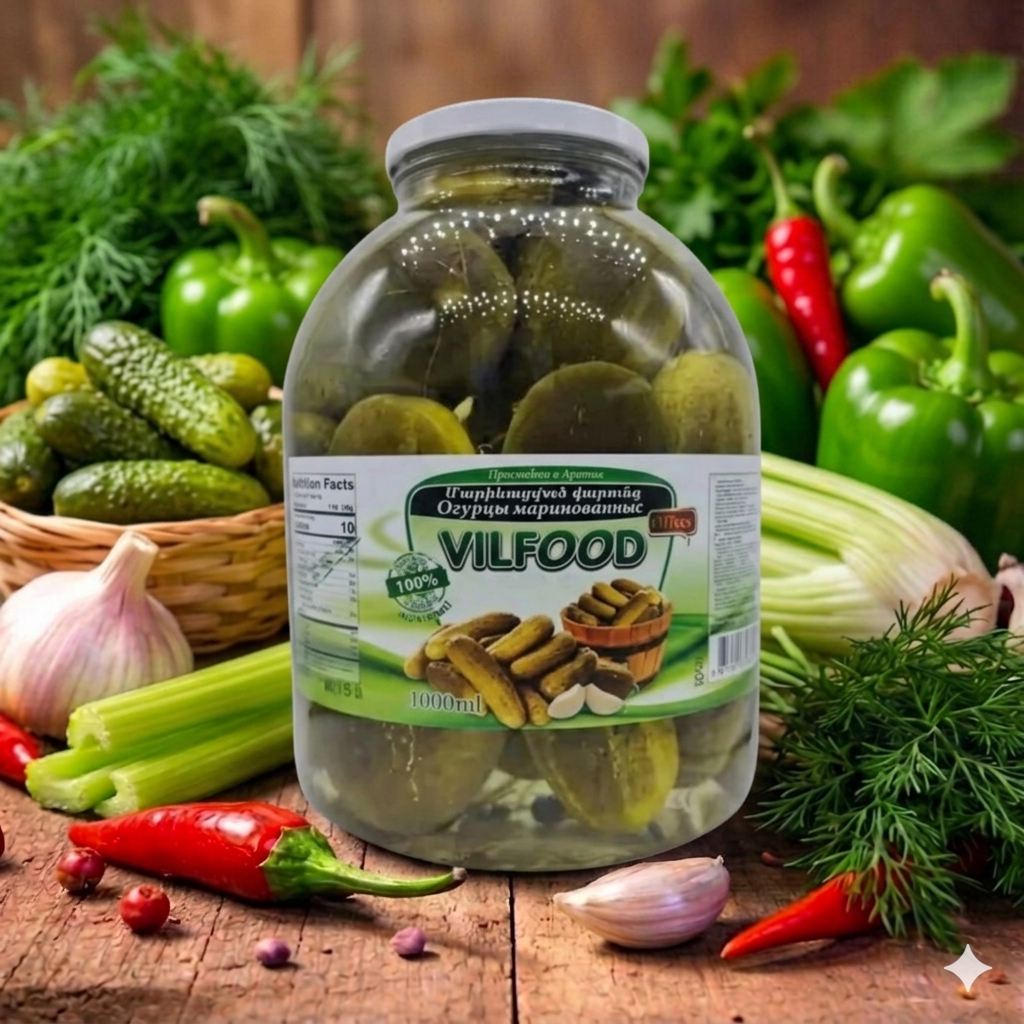 1774901022573 Vilfood - Marinated Cucumber - 3000g – Image 1