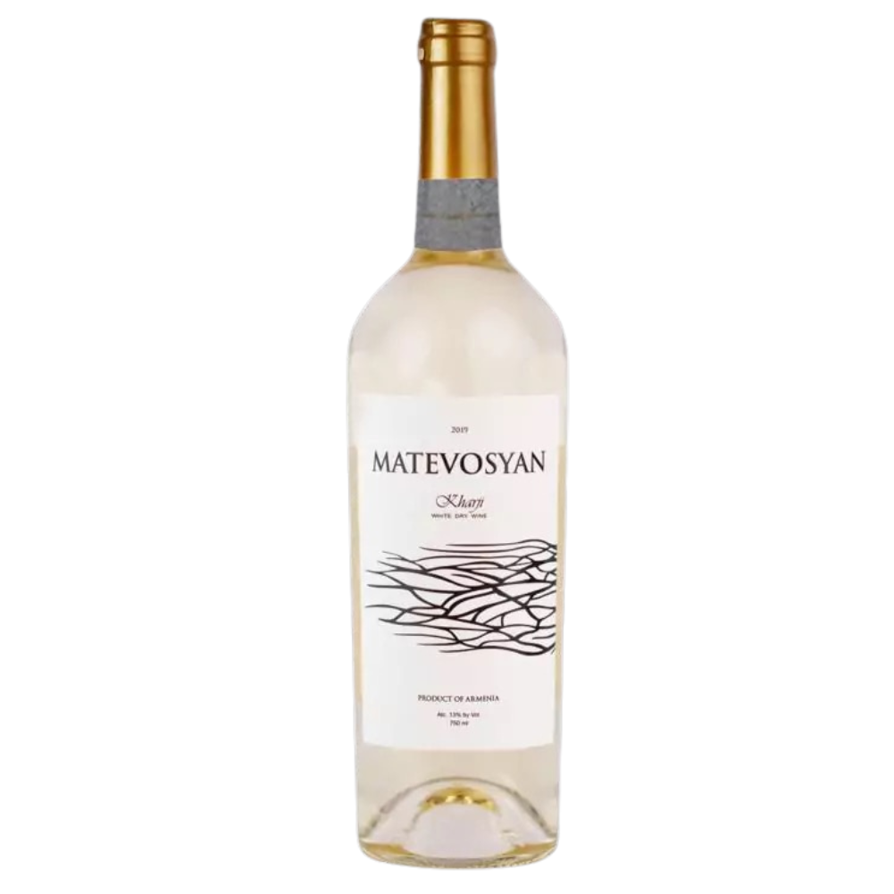 New-4 Dry white wine Kharji Matevosyan 13% 0.75l - Image 1