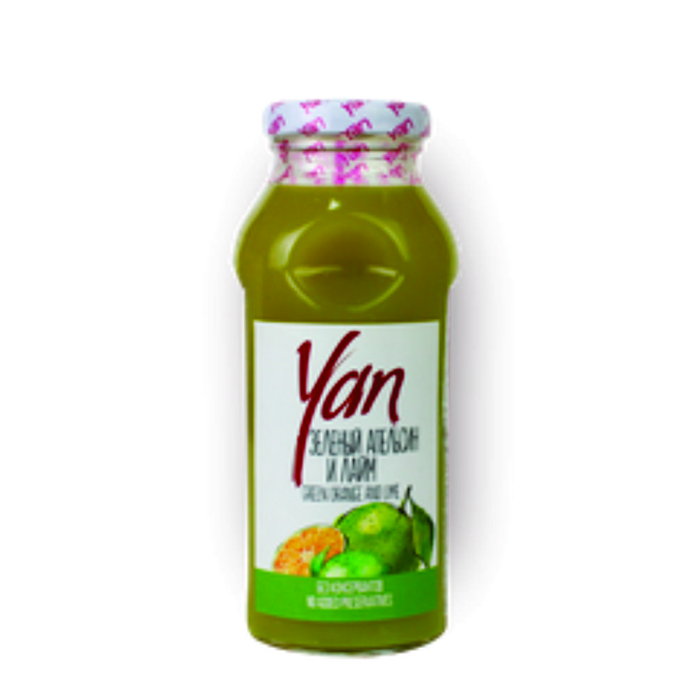 1 Yan – Orange & Lime Juice – 0.25l - Image 1