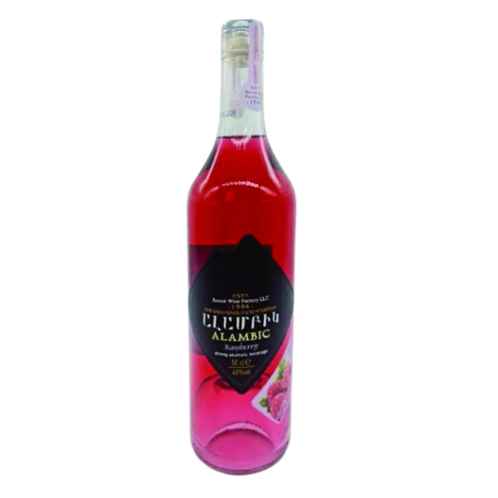 5 Alambic Raspberry Vodka – 40% – 0.5L - Image 1