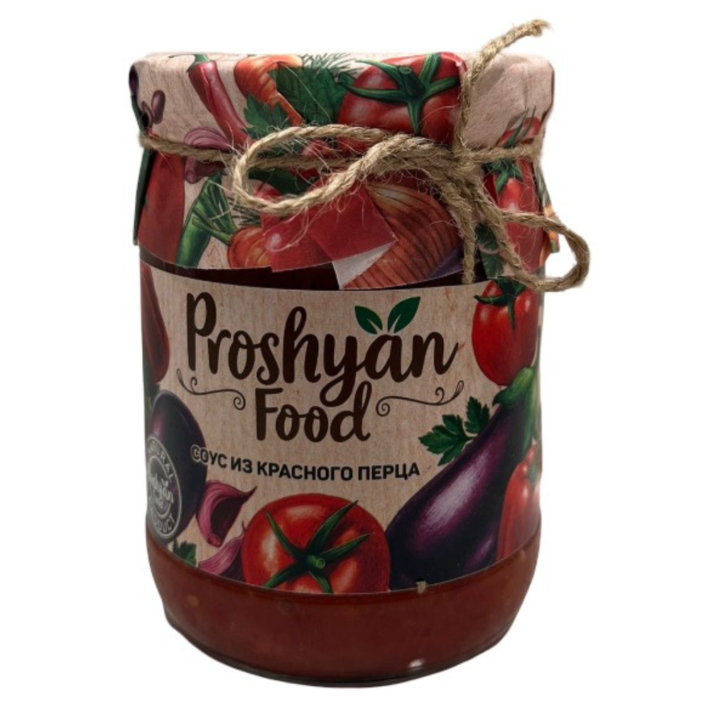 red back Proshyan Food - Red Pepper Sauce - 510g – Image 1