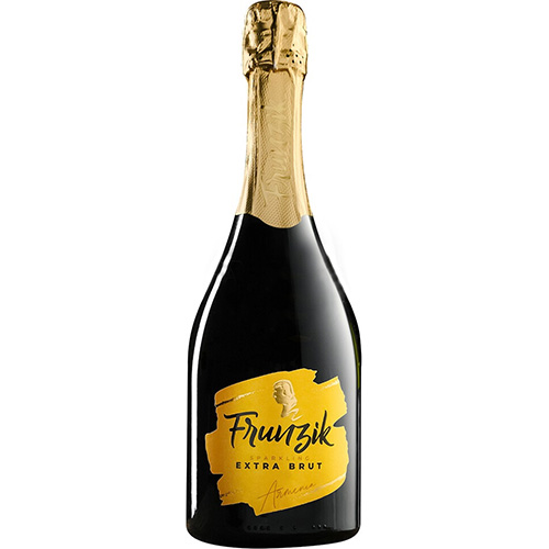 5356-1 Sparkling Wine Frunzik, White Extra Brut- 0.75L - Image 1