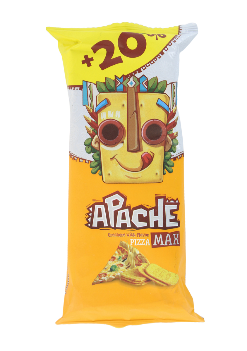 341545 Crackers with pizza flavor "Apache" 95g - Image 1